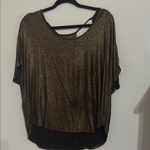 Juicy Couture Shimmering Gold Blouse